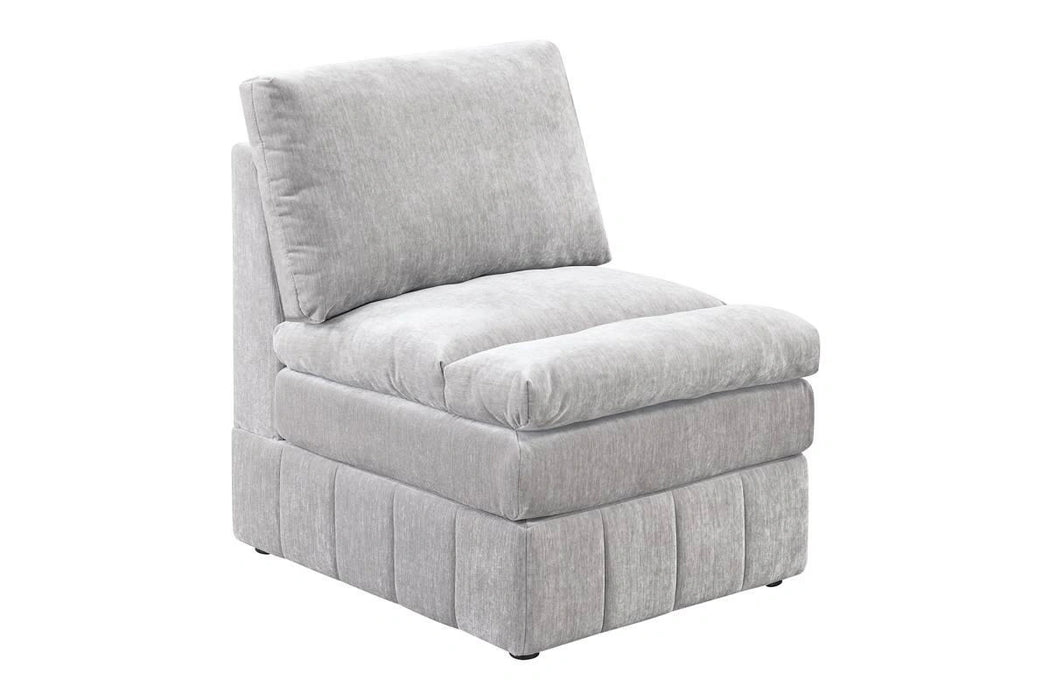 Taiyus Armless Chair in Granite