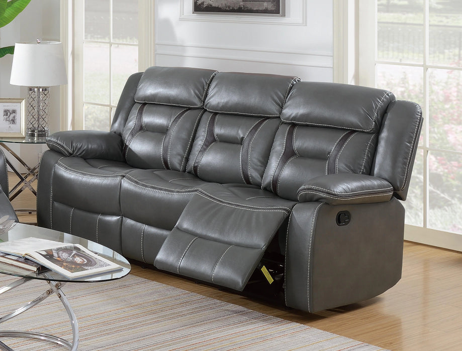 Uefurn Reclining Sofa in Grey