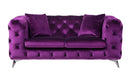 Acme Furniture Atronia Loveseat in Purple 54906 - Marjories Furniture (Las Vegas, NV)