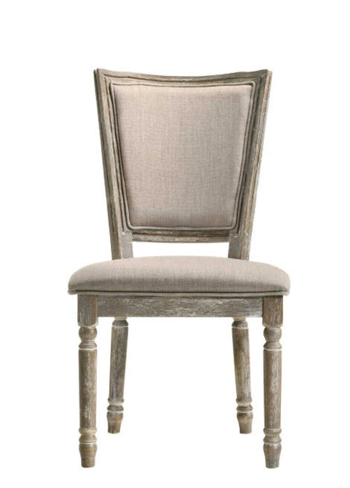 Acme Furniture Gabrian Side Chair (Set of 2) in Reclaimed Gray 60172 - Marjories Furniture (Las Vegas, NV)