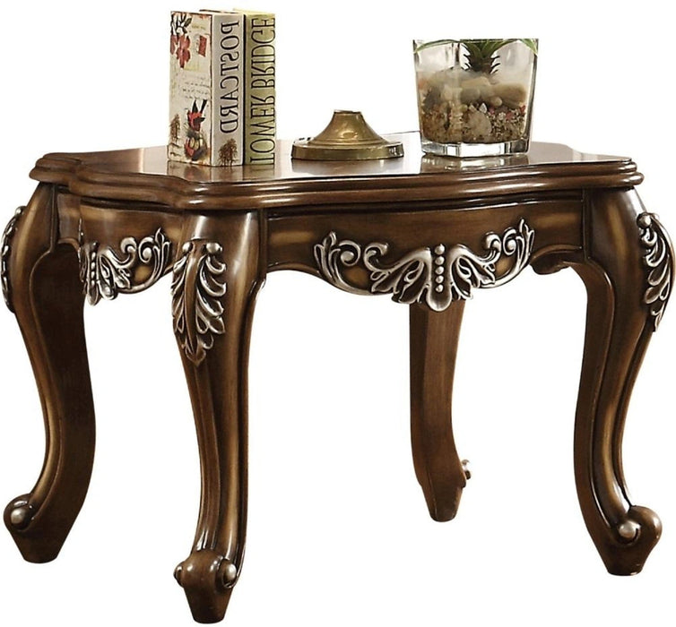 Acme Furniture Latisha End Table in Antique Oak 82117 - Marjories Furniture (Las Vegas, NV)