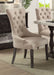 Acme Furniture Gerardo Upholstered Arm Chair in Beige and Espresso (Set of 2) 60823 - Marjories Furniture (Las Vegas, NV)