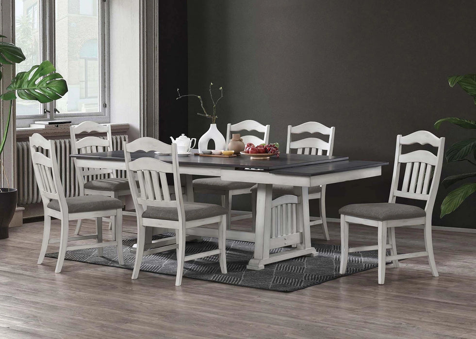 Serkou Dining Table in Antique White