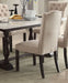 Acme Furniture Gerardo Upholstered Side Chair in Beige and Espresso (Set of 2) 60822 - Marjories Furniture (Las Vegas, NV)