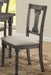 Acme Furniture Wallace Side Chair in Tan and Weathered Gray (Set of 2) 71437 - Marjories Furniture (Las Vegas, NV)