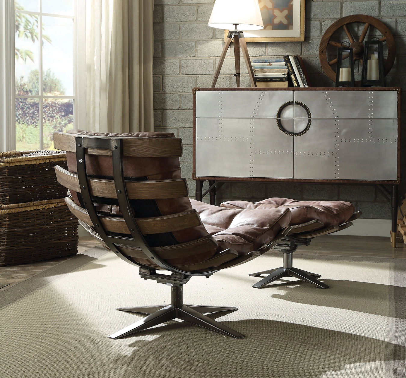 Chair & Ottoman