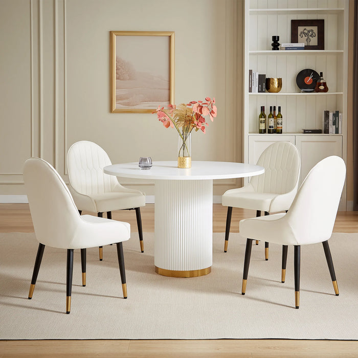 Las Vegas White Dining Set