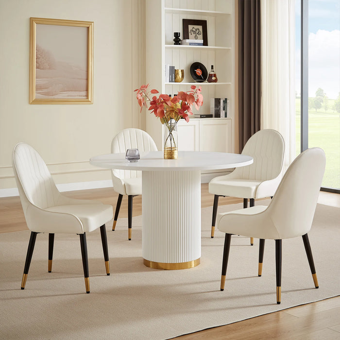 Las Vegas White Dining Set