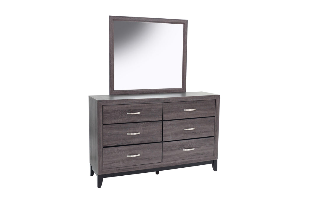Liihfd Mirror in Foil Grey