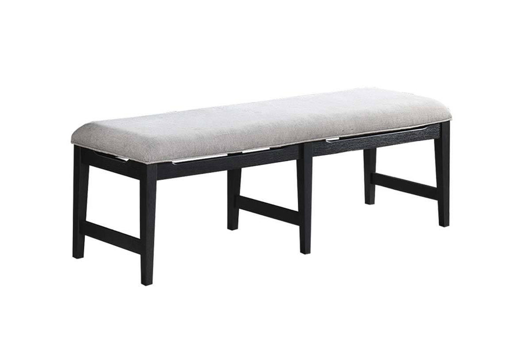 Serkou Dining Bench in Black