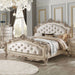 Acme Furniture Gorsedd King Panel Bed in Antique White - Marjories Furniture (Las Vegas, NV)