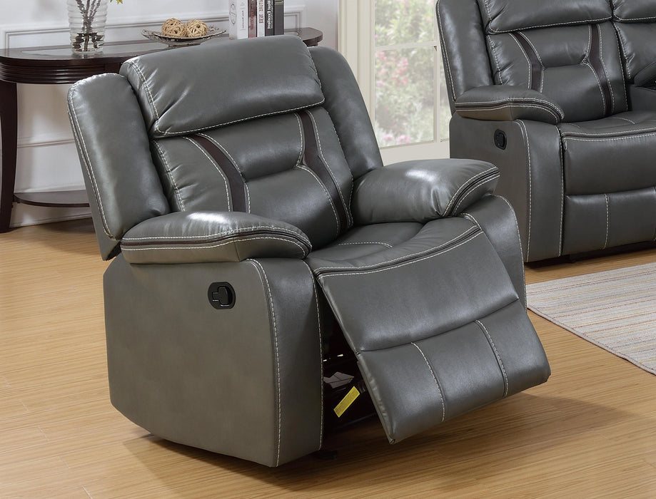 Uefurn Glider Recliner in Grey