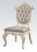 Acme Chantelle Side Chair in Rose Gold and Pearl White (Set of 2) 63542 - Marjories Furniture (Las Vegas, NV)