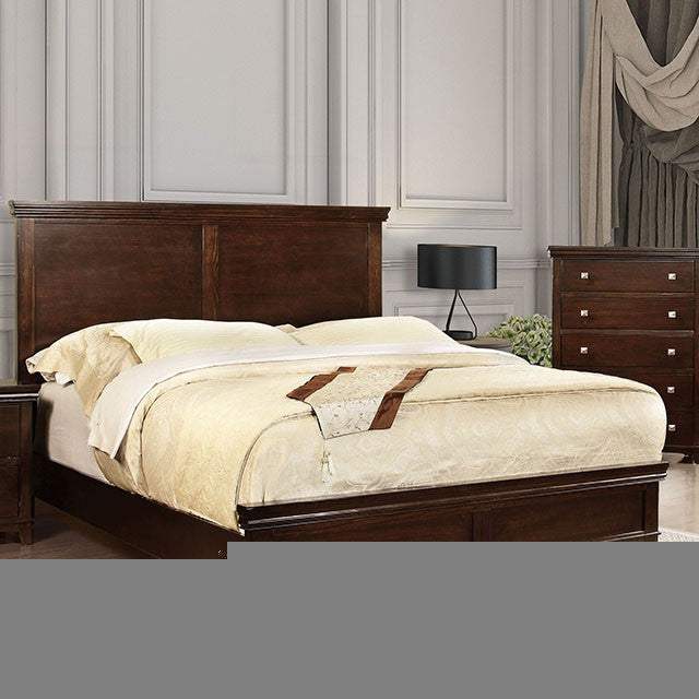Spruce Full & Queen Bed Chrome & Expressso