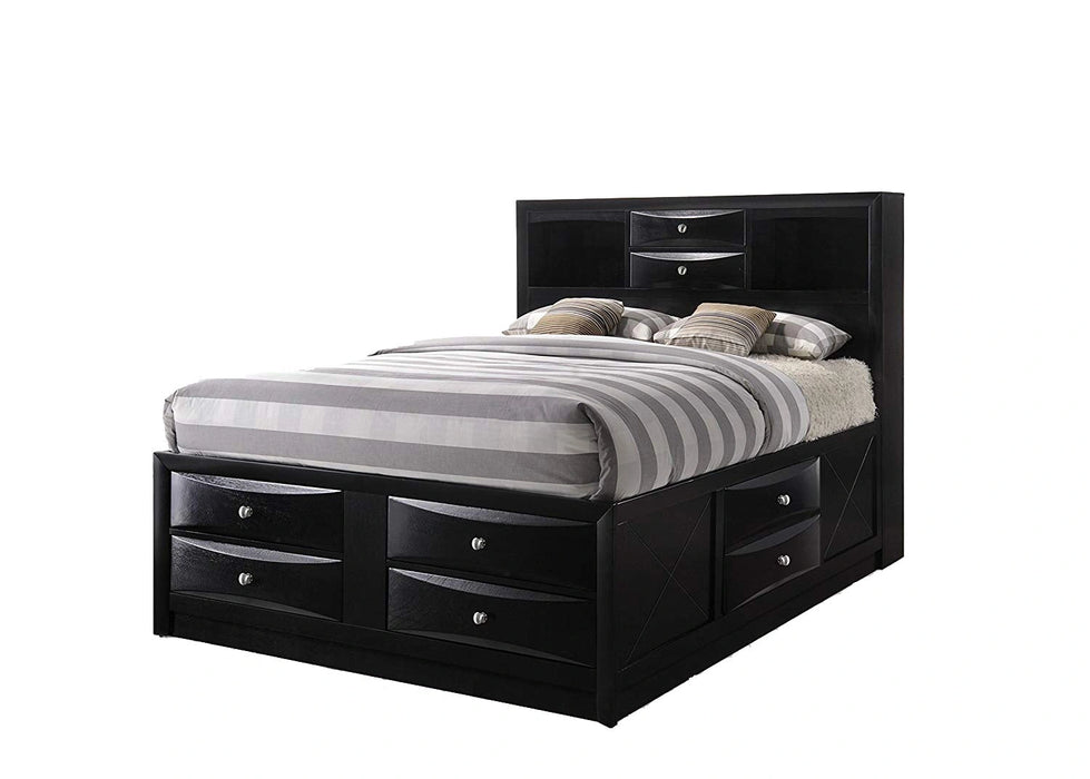 Acme Ireland Full Storage Bed in Black 21620F - Marjories Furniture (Las Vegas, NV)