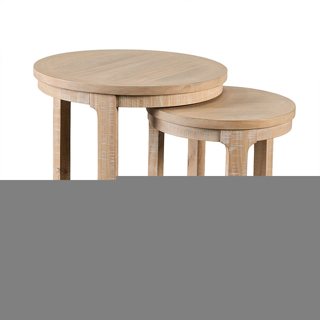 Hickory Nesting End Table