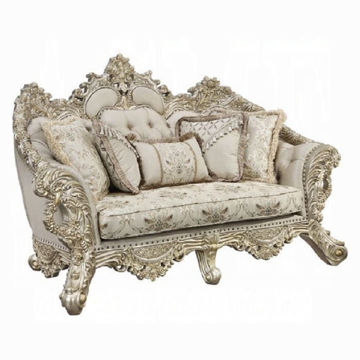Danae Loveseat With 5 Pillows